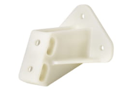 Electrical bracket for airplane made from TECAMID 66 GF35 natural