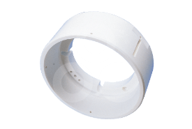 Insulating flange made from TECAPET