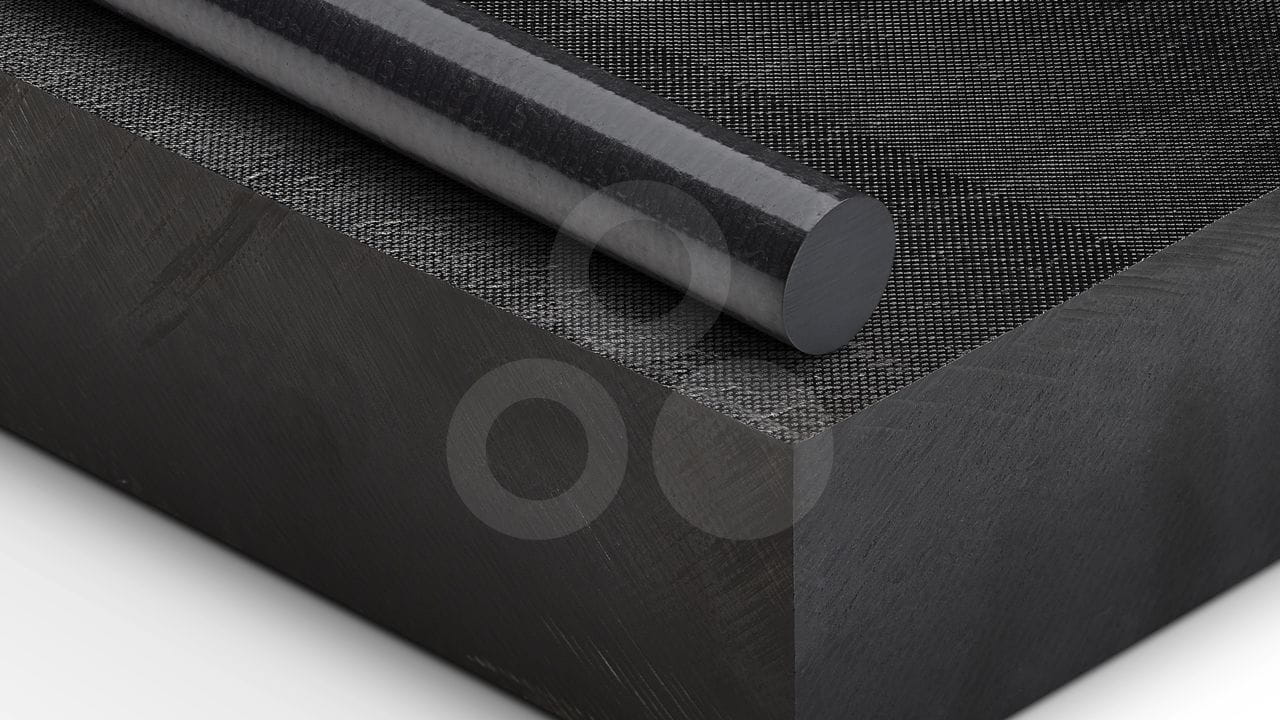PPS glass fibre reinforced - TECATRON GF40 black | Ensinger